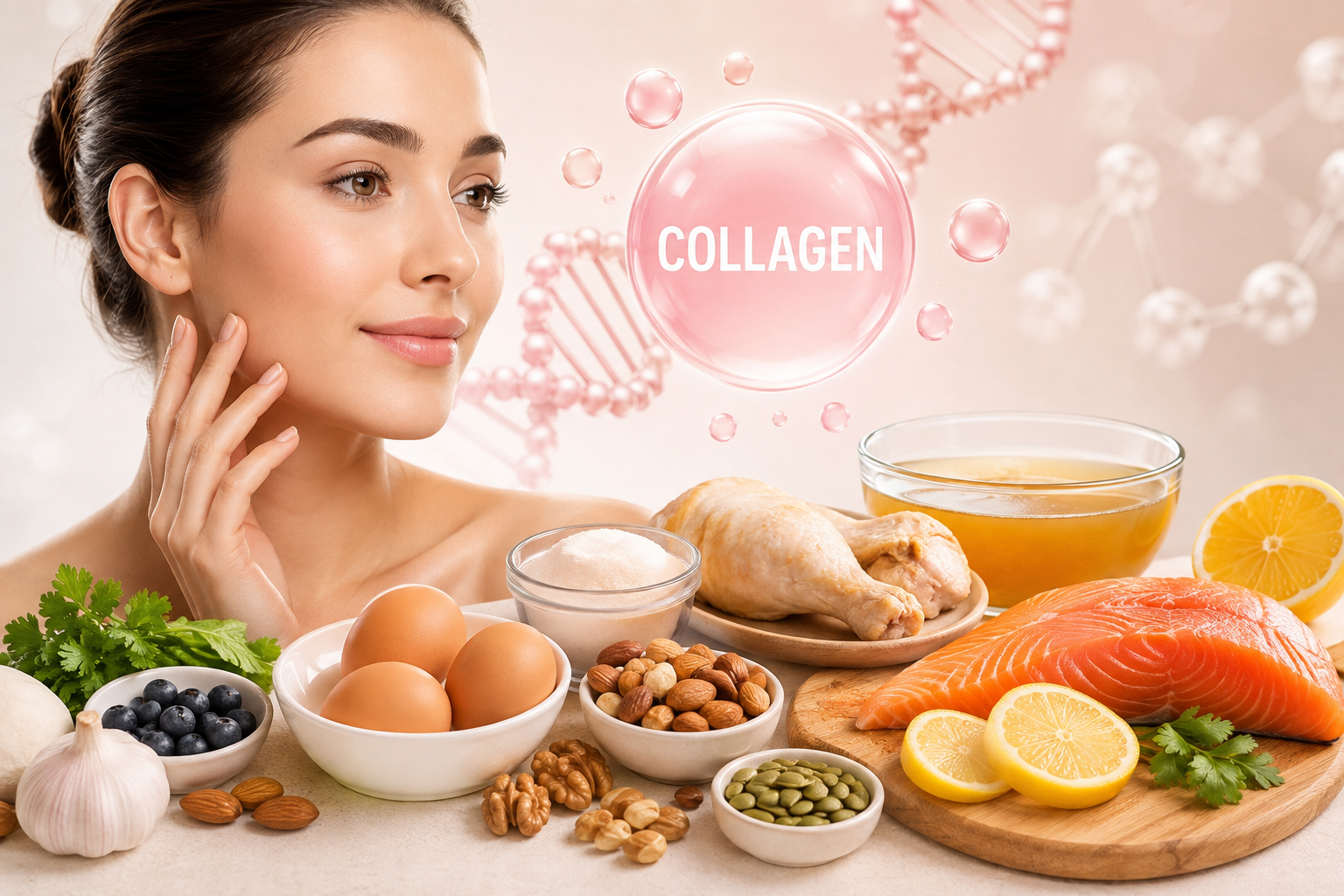 کلاژن وغذاهای غنی از کلاژن