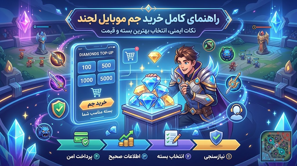 خرید جم موبایل لجند